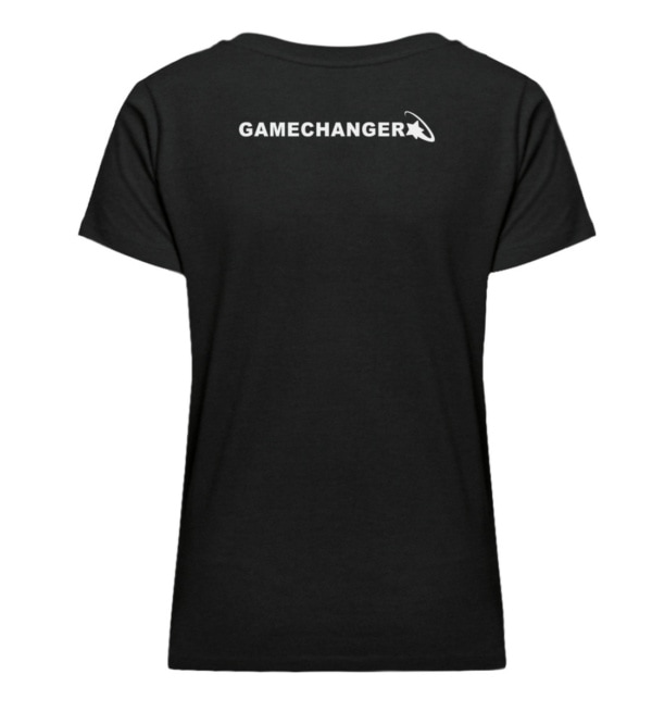 Project Germany Girly Shirt "Smart Label" - Damen Premium Organic V-Neck T-Shirt ST/ST-16